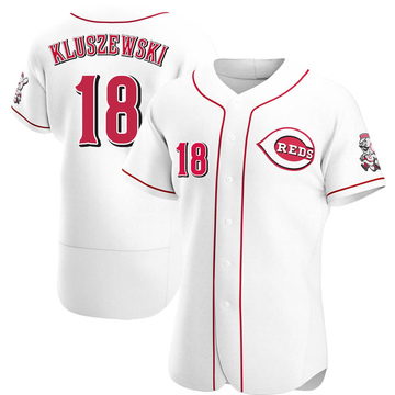 Ted Kluszewski Men's Authentic Cincinnati Reds White Home Jersey