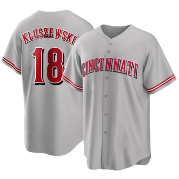 Ted Kluszewski Men's Replica Cincinnati Reds Gray Road Jersey