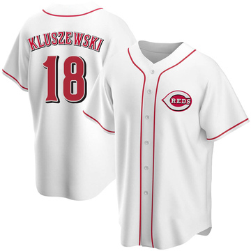 Ted Kluszewski Men's Replica Cincinnati Reds White Home Jersey