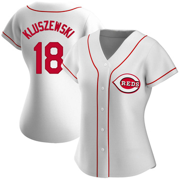 Ted Kluszewski Women's Authentic Cincinnati Reds White Home Jersey