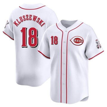 Ted Kluszewski Youth Limited Cincinnati Reds White Home Jersey